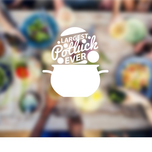 Logo concept for Largest Potluck Ever