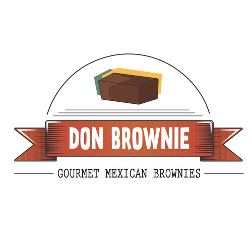 Logo Concept For 'Don Brownie'