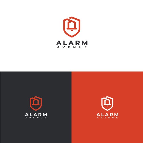 Simpel and Strong Logo concept for Alarm Avenue