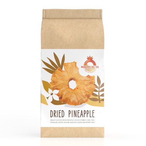 Dried pineapple and snacks