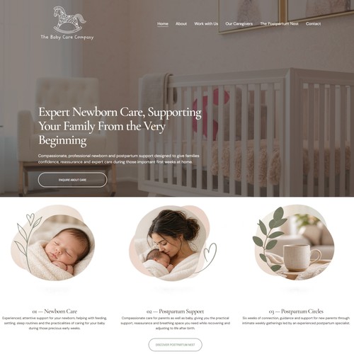 Website - Baby Care/Postpartum Support
