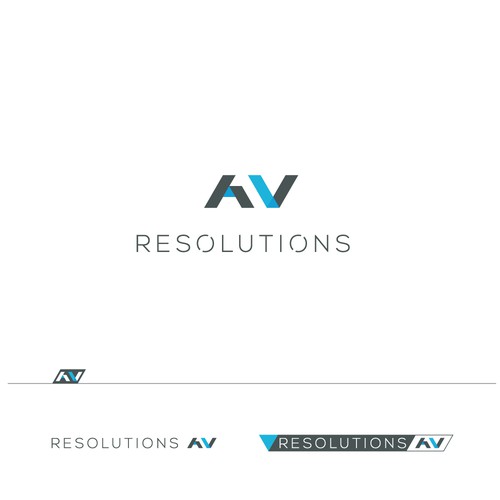 logo for a new company, Resolutions AV.