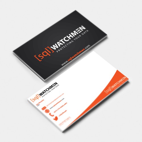 Business Card for SQL Server database administration consulting company