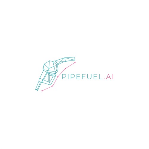 Elegant logo concept for pipefuel.ai