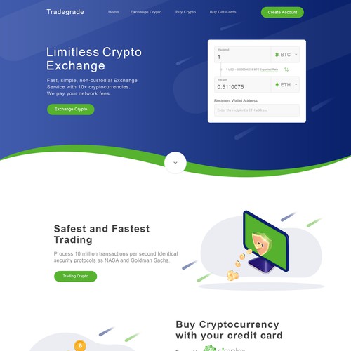 tradegrade - Exchange, Trading, Buy Cryptocurrency