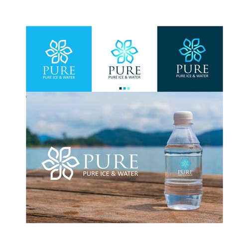 pure ice and water