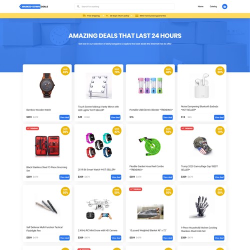 Sales page