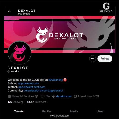 Social Media Cover for Dexalot