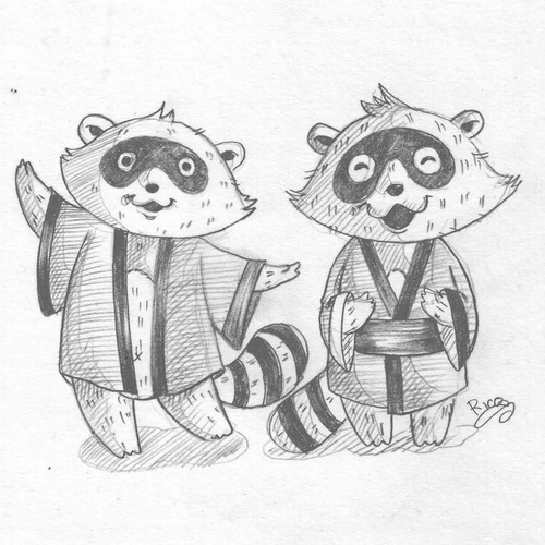 Fighting Tanukis