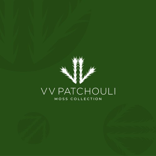 Unique logo design concept for VV patchouli