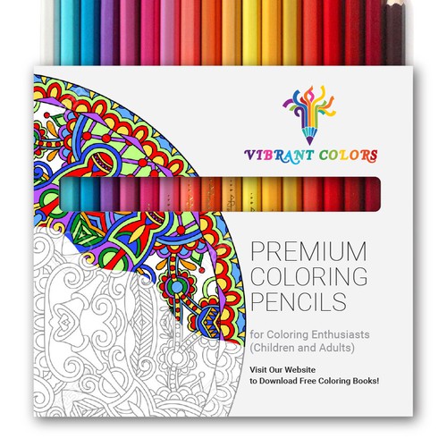 Coloring pencils package