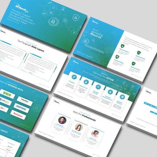 PowerPoint design for  IT Company