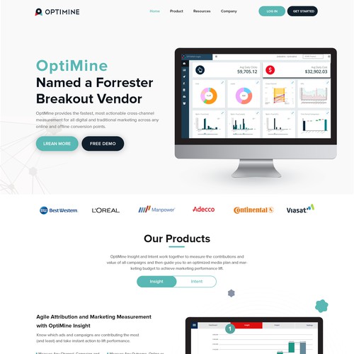 Landing page