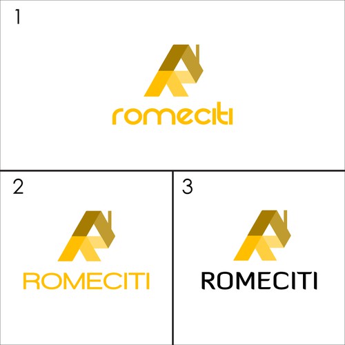 Bold logo design concept for ROMECITI