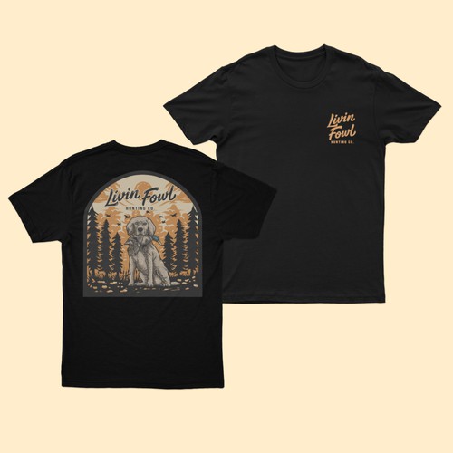 Livin Fowl Tshirt Design