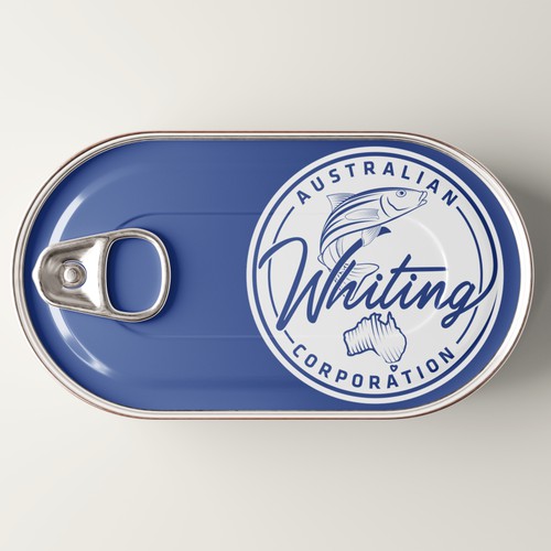 Australian Whiting Seafood Packaging Logo