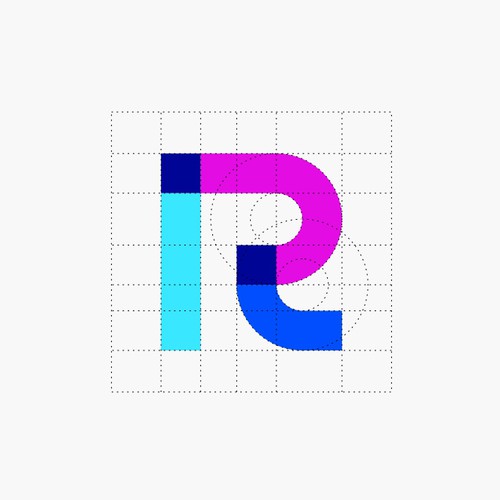 Letter R Playful Modern Logo Design