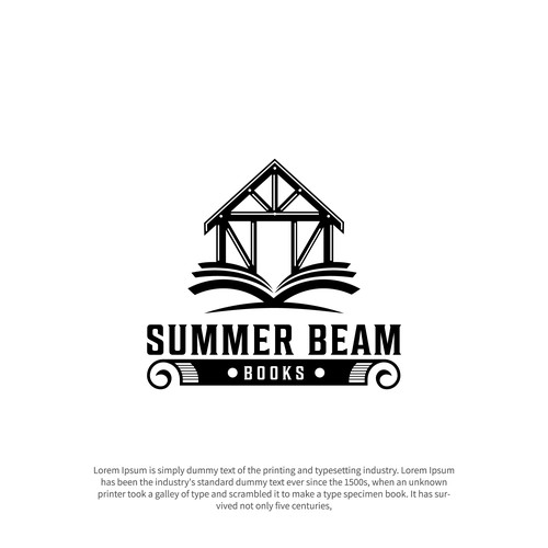 Summer beam logo design for Building art related book.