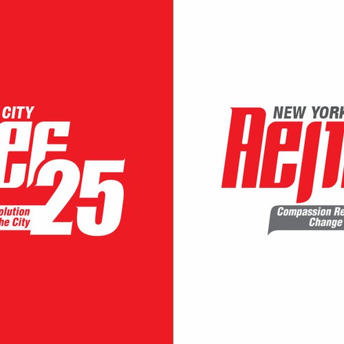 Design New York City Relief's 25 year anniversary Logo