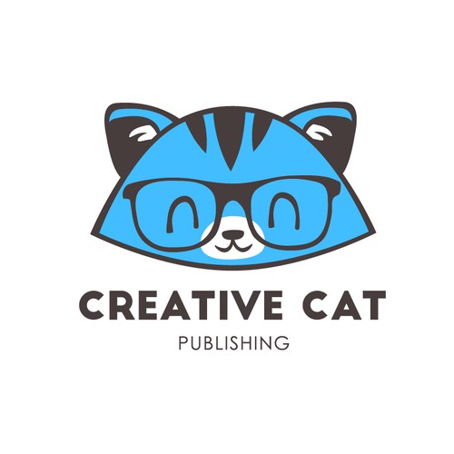 Creative cat publishing logo