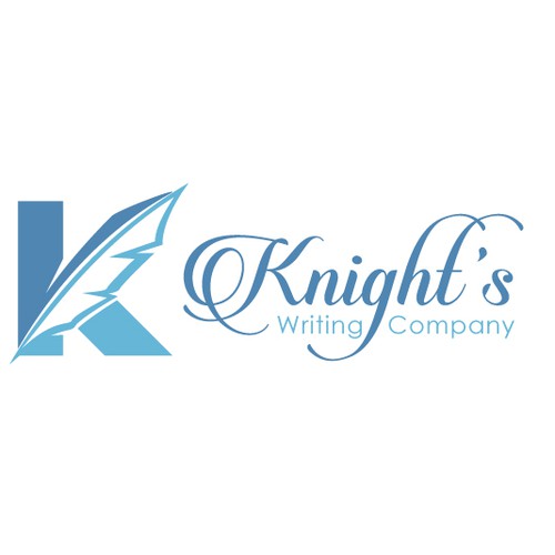 Create a very distinctive and recognizable brand logo for Knight's Writing Company.
