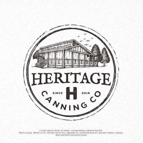 Logo Design for Heritage Canning Co