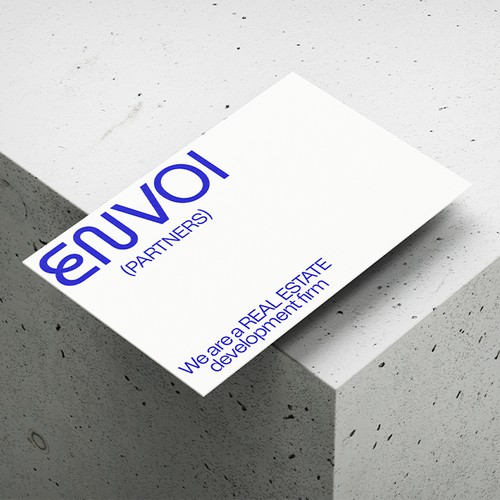 Identity design for real estate development firm ENVOI.