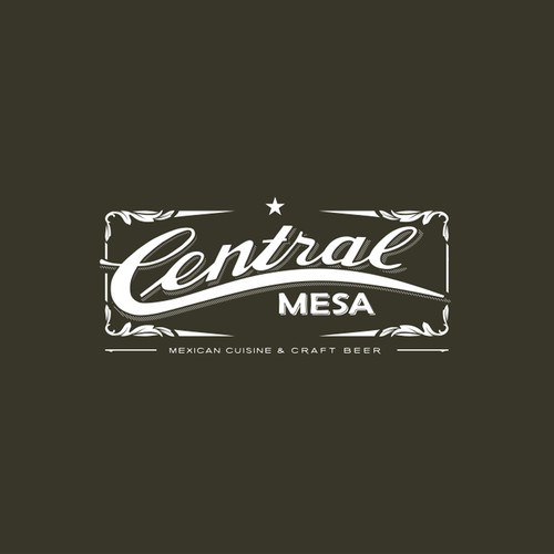 Design a vintage/rustic logo for Central Mesa