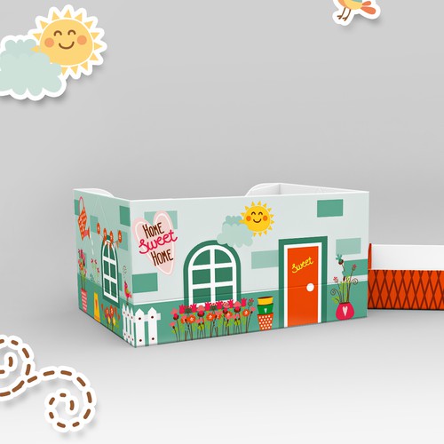 Cutie kitty litter box design