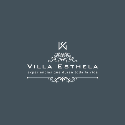 Classic and elegant logo for Villa Esthela