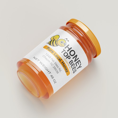 Honey Jar Label Design