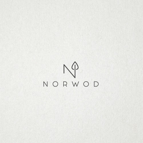 Simple modern logo for NORWOD
