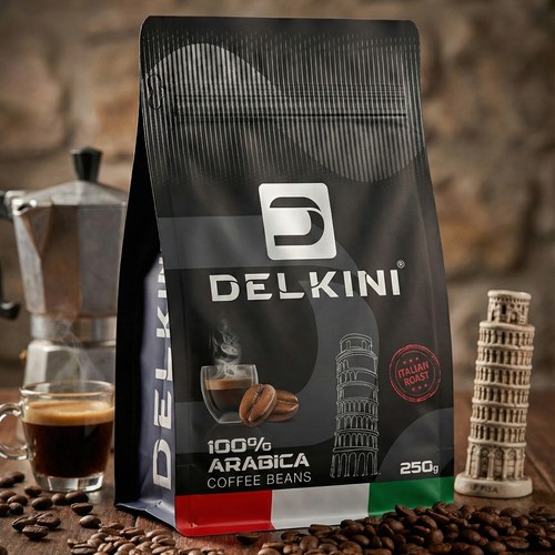 DELKINI Coffee Packaging Design