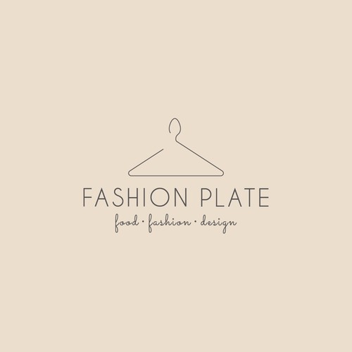 Logo concept for a food fashion blog