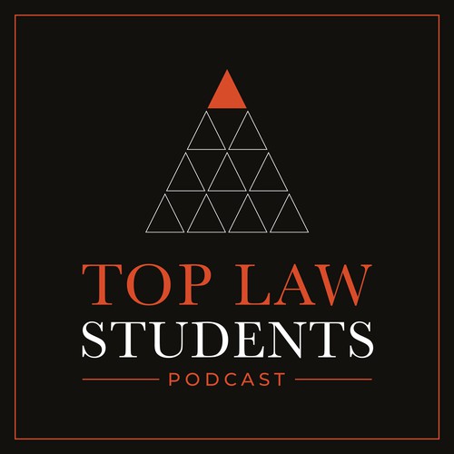 A Symbolic Logo for Top Law Students Podcast