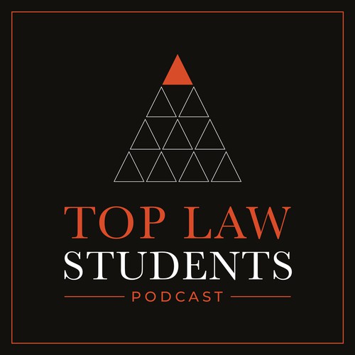 A Symbolic Logo for Top Law Students Podcast