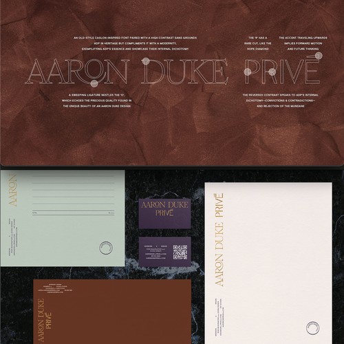 Aaron Duke Privè - Brand Identity