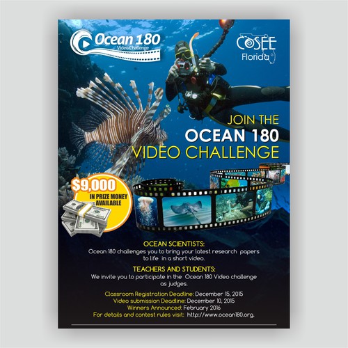 HELP! Ocean 180 Video Challenge Needs a NEW Contest Poster