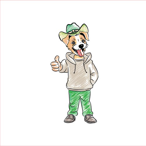 A dog Illustration 