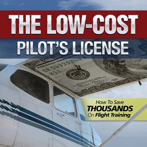 Create an eBook cover for "The Low-cost Pilot's License"