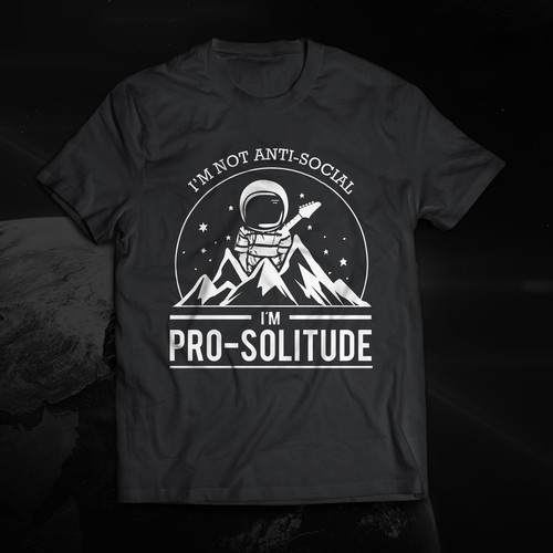 pro-solitude t-shirt design