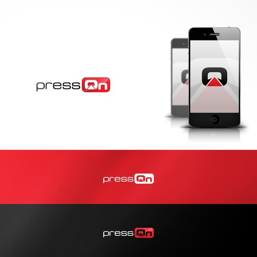 PressOn Minimal Logo Design