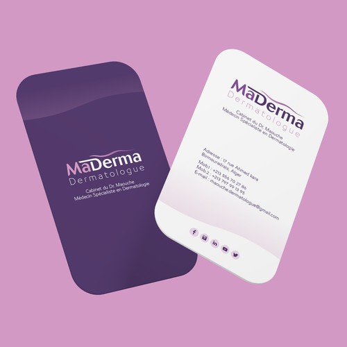 Business Card Dermatologist Maderma