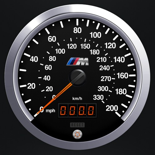 BMW M Power Speedometer APP Design