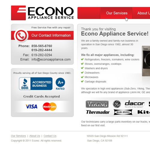 Econo Service Page