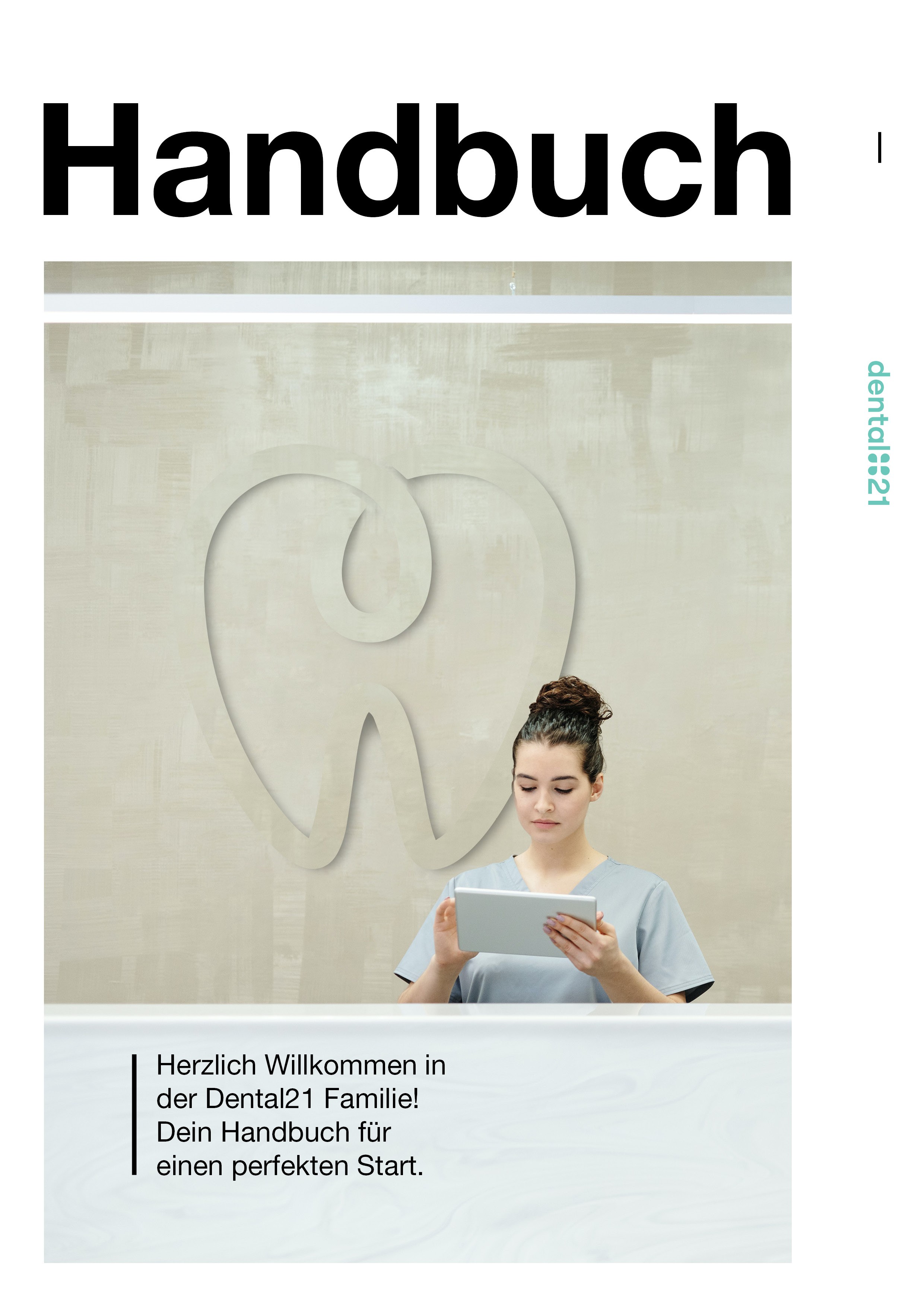 Design a visually compelling handbook/booklet that optimises the onboarding of our employees