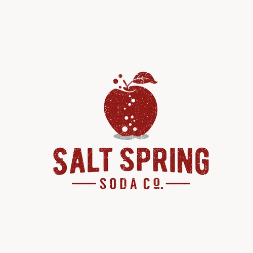 Logo design for Salt Spring Soda Company