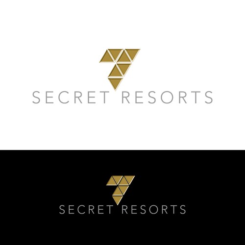 Create our new worldwide luxury resort chain logo with icon.Please do strongly the "Seven Secrets"not only the "Seven"!
