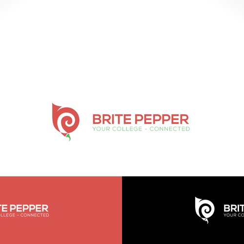 Create an innovative website logo for Brite Pepper