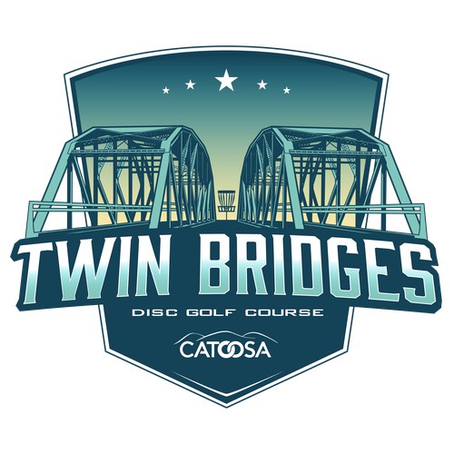 Twin Bridges Disc Golf Course Logo